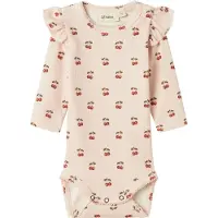 Lil´ Atelier Pijama entero/body 'NBFLAVO EVE' oliva / rosa / rojo cereza