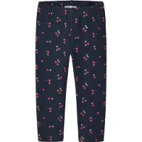 Name it Leggings 'NMFOMER' azul oscuro / caqui / rojo cereza