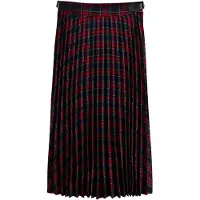Next Falda camelo / ópalo / azul oscuro / rojo vivo