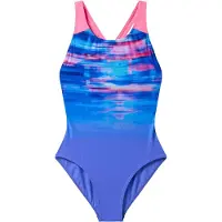 Speedo - Kid's Print Splashback Swimsuit - Traje de baño size 164, azul