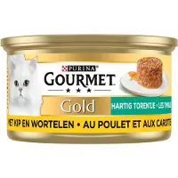 Gourmet Gold Pastel Salado - Pollo con zanahoria - 24 x 85 g