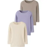 Name it Camiseta beige / marrón / lavanda