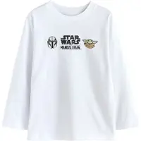 Next Camiseta 'Mandalorian' camelo / menta / negro / blanco