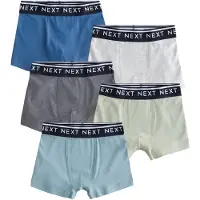 Next Calzoncillo azul oscuro / azul claro / gris moteado / verde pastel