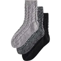 Next Calcetines gris claro / gris oscuro / negro