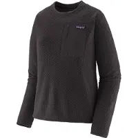 Patagonia - Women's R1 Air Crew - Jerséis de forro polar size XS, negro/gris