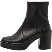 Art para mujer. 119741101003_001 Botines de piel 1974 Nappa negro -Altura tacón 9cm- (37), 8 a 10cm, Cremallera, Casual, outlet 2026.