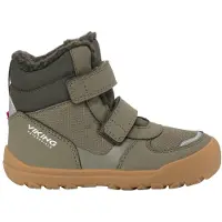Viking - Kid's Rowan Barefoot Warm WP 2V - Botas invierno size 35, oliva