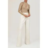 Reiss Metallic Long Sleeve Gold Talla: M | Manga Larga Outlet | Mujer | Amarillo