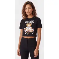 Moschino Knitwear Black Talla: 44 | Camisetas de Seda Outlet | Mujer | Negro