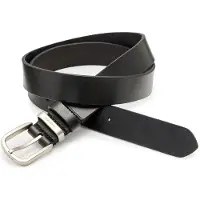 AllSaints Angus Belt Black/dull Nickel Talla: W36 | Cinturones Outlet | Hombre | Negro