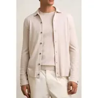 Reiss Ls Button Through Merino Wool Cardigan Beige Talla: M | Cárdigan Outlet | Hombre | Marrón