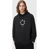 AllSaints Tierra Oth Hoody Jet Black Talla: S | Sudaderas con Capucha Outlet | Hombre | Negro