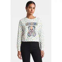 Moschino Fleecewear White Talla: 44 | Camisetas de Seda Outlet | Mujer | Blanco