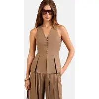 Friends Like These Chaleco para traje capuchino