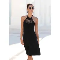 LASCANA Vestido de playa negro