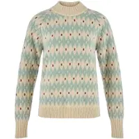 Fjällräven - Women's Övik Jacquard Knit - jersey de lana size S, beige