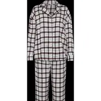 Hunkemoller Pijama azul / burdeos / negro / blanco