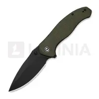 CIVIVI Navaja Vyrent, Olive Canvas Micarta, Black Stonewash