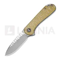 CIVIVI Navaja Elementum, Polished Ultem, Satin Rock-Grind
