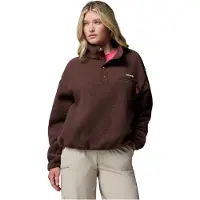 Columbia - Women's Helvetia II Cropped Half Snap Fleece - Jerséis de forro polar size S, marrón