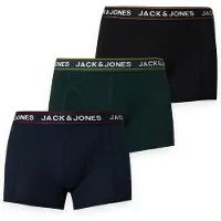 Jack & Jones Calzoncillo boxer 'JACMAX' navy / verde oscuro / negro