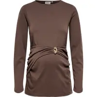ONLY Maternity Camiseta 'OLMEVALYN' marrón oscuro