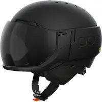 POC - Cascos esquís hombre - Levator MIPS Uranium Black Matt - Talla 55-58 cm - Negro
