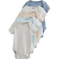 Next Pijama entero/body beige moteado / azul pastel / gris moteado / blanco