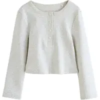 Next Camiseta gris claro