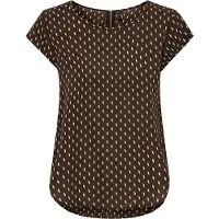 ONLY Blusa 'ONLVic' crema / marrón