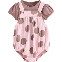 Next Conjunto chocolate / rosé