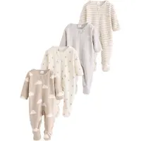 Next Pijama beige / arena / azul pastel
