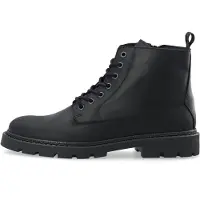 Bianco Botas con cordones 'JEFF' negro