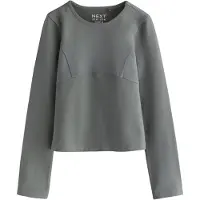 Next Camiseta gris oscuro