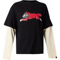 Ice Cream Camiseta 'RUNNING DOG' rojo / negro / blanco