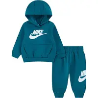 Nike Ropa para correr 'CLUB FLEECE' petróleo / blanco