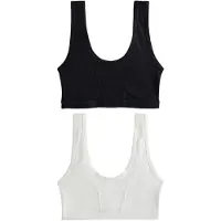 Next Sujetador 'Kind To Skin' negro / blanco