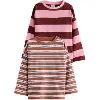 Next Camiseta marrón rojizo / rosa / borgoña
