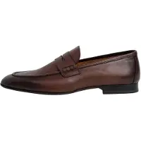 Hackett London para hombre. HMS200155 Zapatos de piel Regal Saddle marrón (43), Plano, Ninguno, Casual, Clásico, outlet 2026.