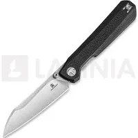 Bestechman Navaja Curvee - Satin & Stonewash - G10, negro