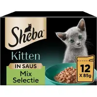 Sheba Kitten Mix Selección en Salsa - 12 x 85 g
