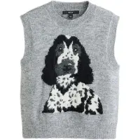 Next Jersey gris oscuro / gris moteado / negro / blanco