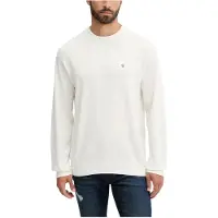 Calvin Klein Jeans Jersey 'Monogram Embroidery Relaxed' blanco lana