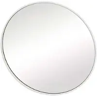 INF Espejo de Maquillaje con Aumento 20x - Espejo de Tocador Portátil con Ventosa Blanco