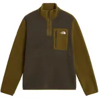 The North Face - Yumiori 1/4 Zip - Jerséis de forro polar size XL, marrón/oliva