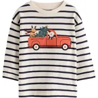 Next Camiseta beige claro / esmeralda / rojo anaranjado / negro