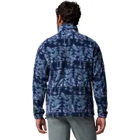 Columbia - Steens Mountain Printed Jacket - Forro polar size M, azul