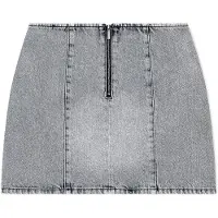 Armani Exchange para mujer. XW002920AF25768MB001 Minifalda vaquera de diseño cruzado azul (38), Casual, Algodón, Denim, A|X Armani Excha