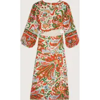 Ba&sh Mid-length Dress Ecru Talla: L | Vestidos Midi Outlet | Mujer | Marrón